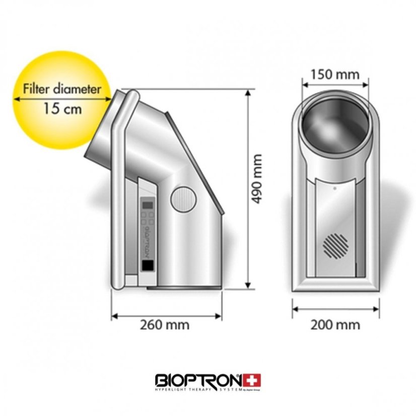 ZEPTER BIOPTRON 2 SE STOJANEM + 8x ČISTIČKA VZDUCHU MYION ZDARMA