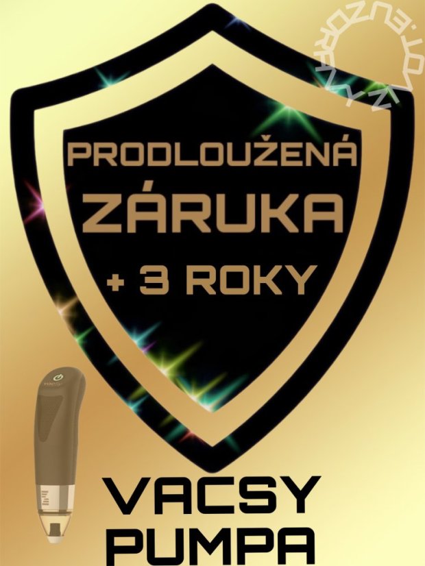 VACSY PUMPA - PRODLOUŽENÁ ZÁRUKA + 3 ROKY