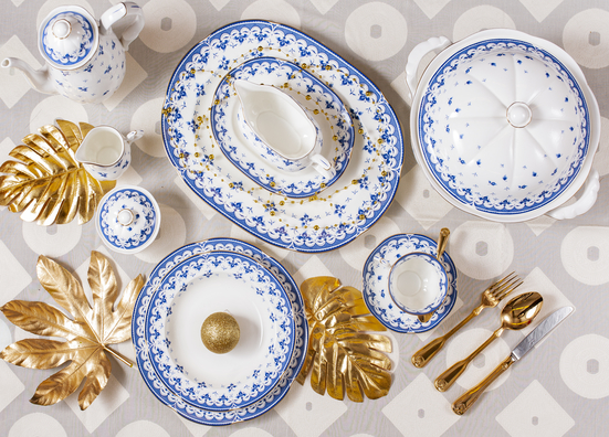 ZEPTER PORCELÁN EDEN - KOMPLETNÍ SOUPRAVA PRO 6 OSOB
