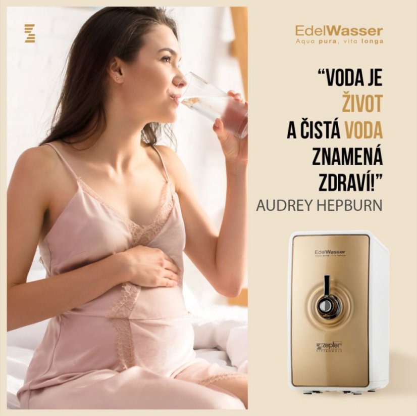 ZEPTER EDELWASSER GOLD - ČISTIČKA VODY S INSTALACÍ