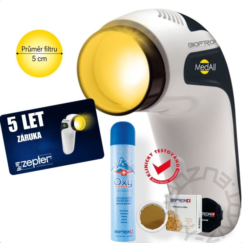 ZEPTER BIOPTRON MEDALL S FULLERENOVÝM FILTREM