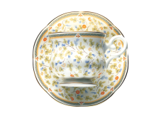 ZEPTER PORCELÁN FLORA - 6 ŠÁLKŮ A 6 PODŠÁLKŮ