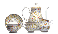 ZEPTER PORCELÁN FLORA - KÁVOVÁ SOUPRAVA PRO 12 OSOB