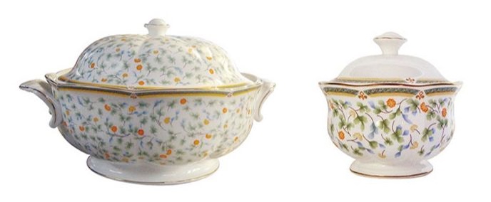 ZEPTER PORCELÁN FLORA - KOMPLETNÍ SOUPRAVA PRO 12 OSOB