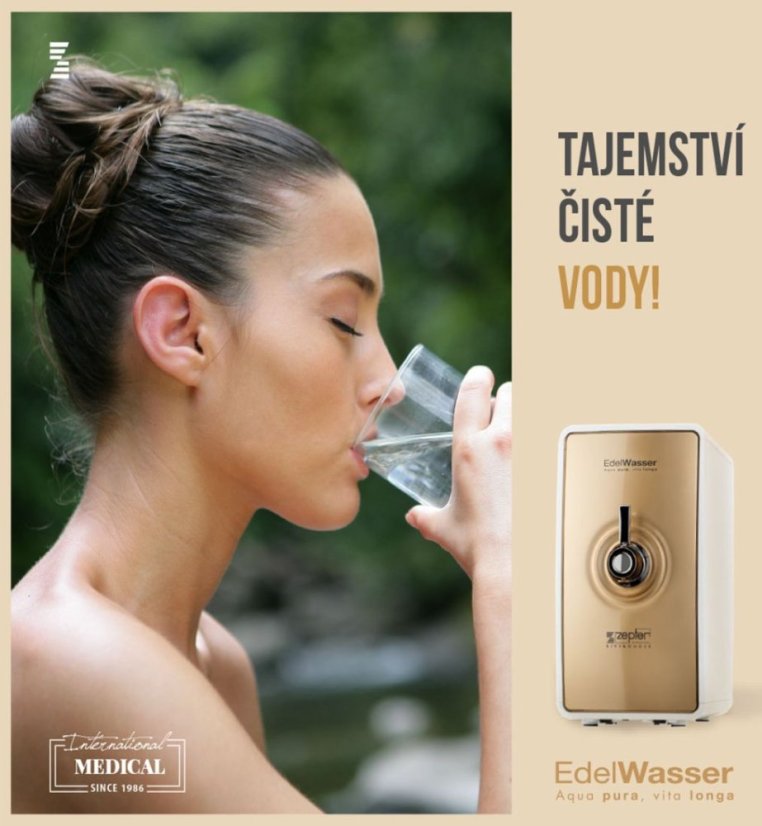 ZEPTER EDELWASSER GOLD - ČISTIČKA VODY S INSTALACÍ