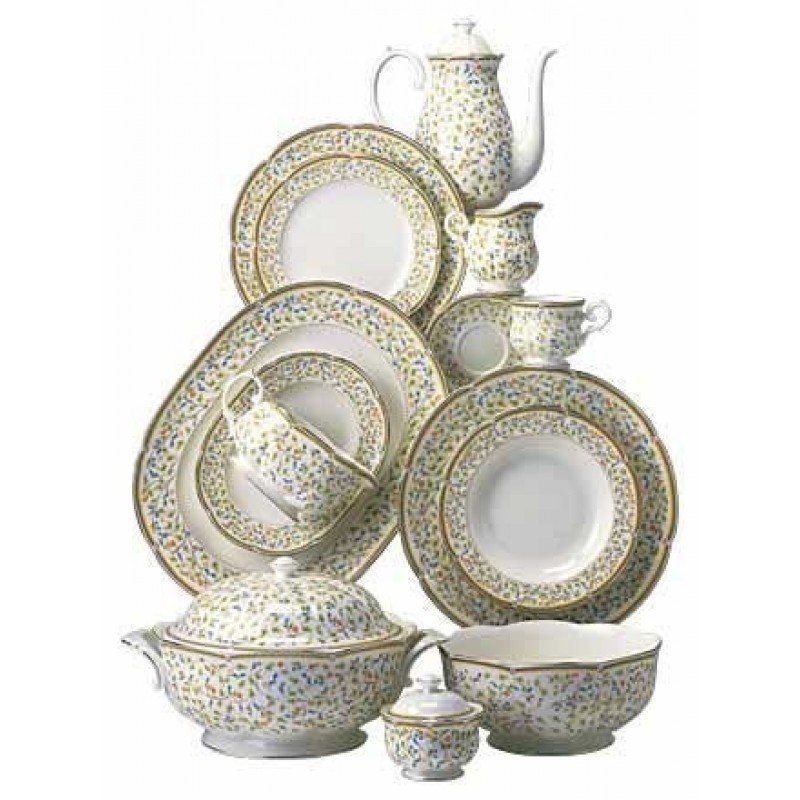 ZEPTER PORCELÁN FLORA - KOMPLETNÍ SOUPRAVA PRO 6 OSOB