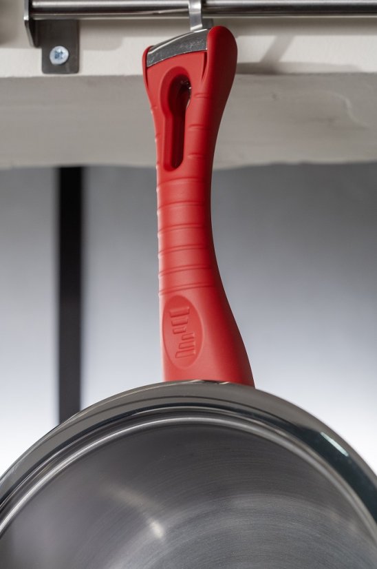 ZEPTER PÁNEV IMOLA Ø 24 cm -  červená rukojeť