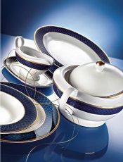 ZEPTER PORCELÁN COBALT ROYAL - JÍDELNÍ SOUPRAVA PRO 6 OSOB