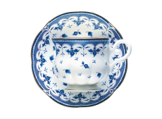 ZEPTER PORCELÁN EDEN -  6 ŠÁLKŮ A 6 PODŠÁLKŮ