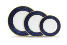 ZEPTER PORCELÁN COBALT ROYAL - TALÍŘE, 6 MĚLKÝCH, 6 HLUBOKÝCH, 6 DEZERTNÍCH