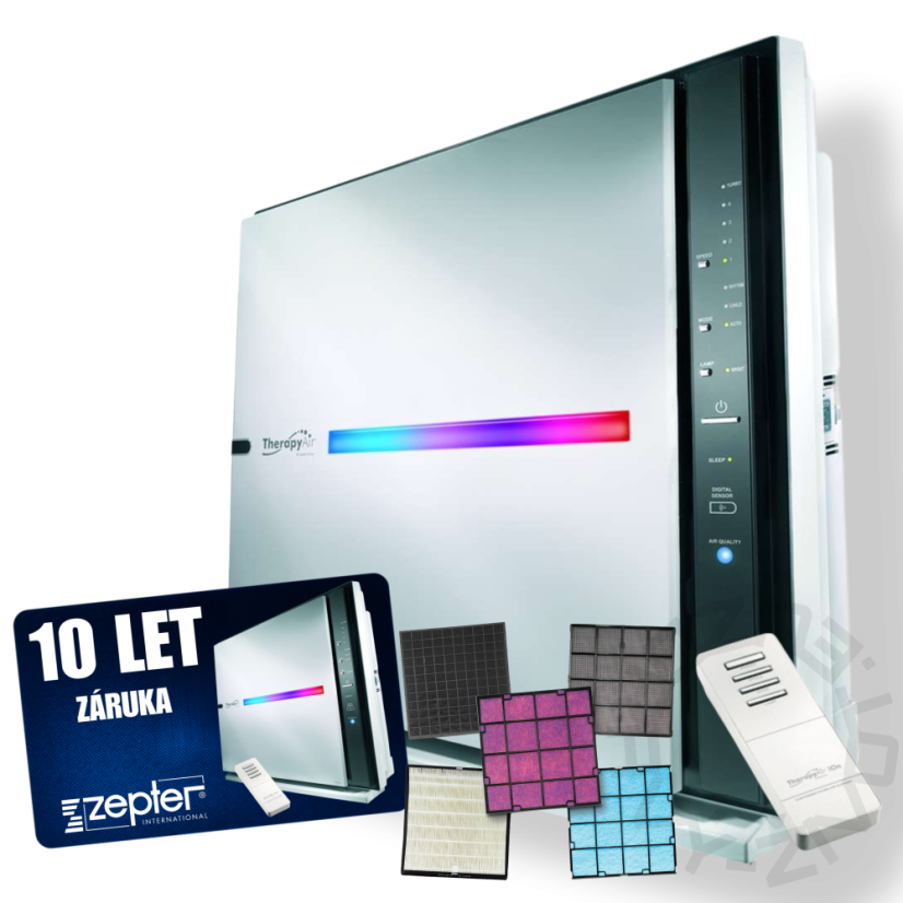 ZEPTER THERAPY AIR ION + SET NÁHRADNÍCH FILTRŮ