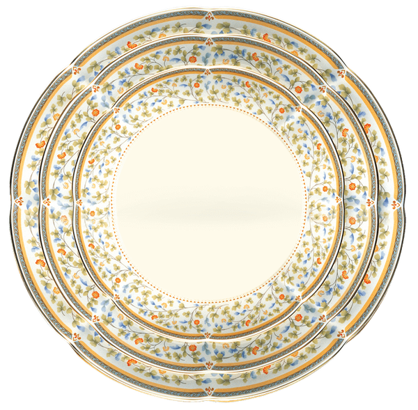 ZEPTER PORCELÁN FLORA - TALÍŘE, 6 MĚLKÝCH, 6 HLUBOKÝCH, 6 DEZERTNÍCH
